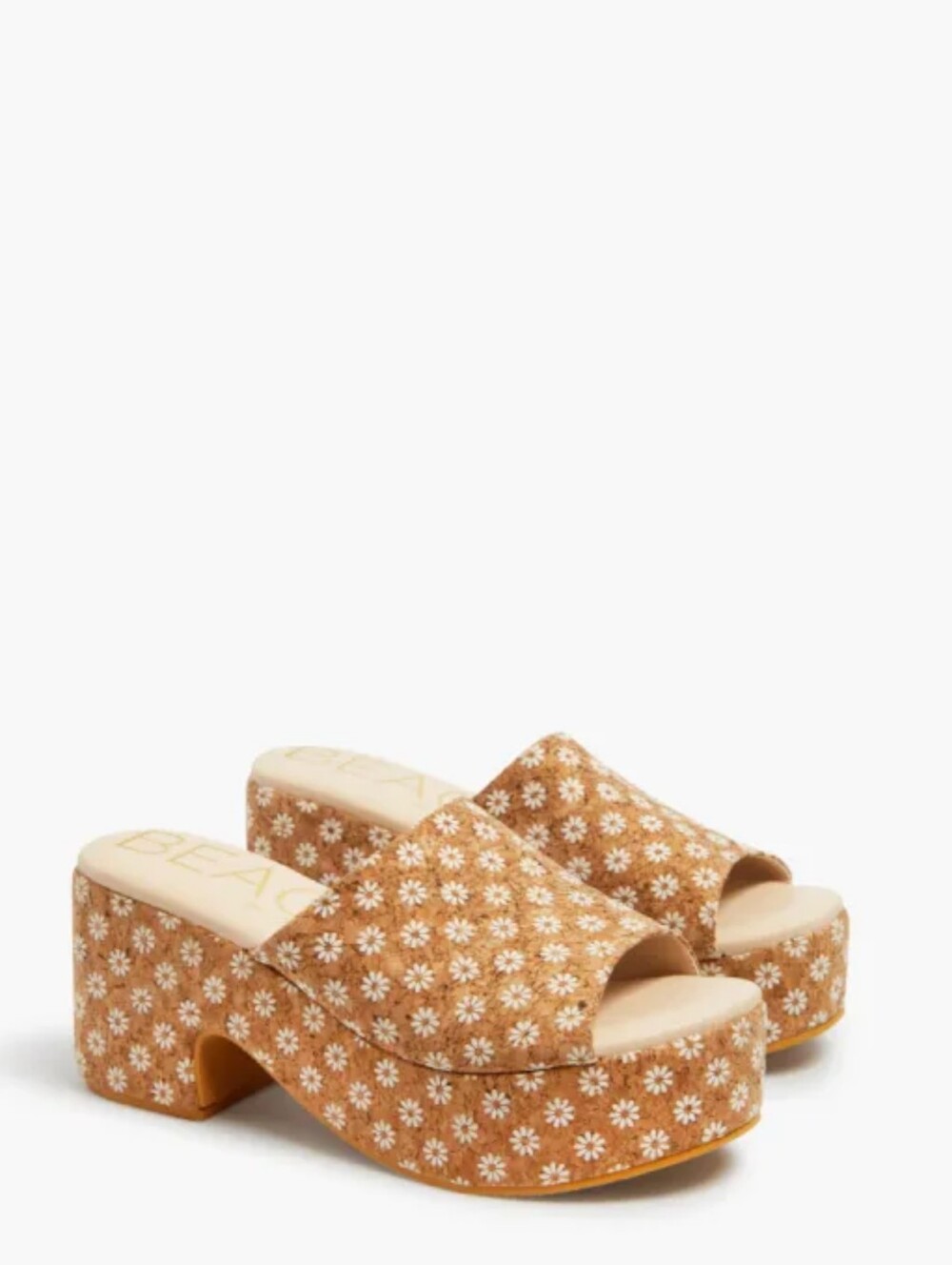BEACH BY MATISSE | Floral Terry Platform Sandal - Picture 9 of 9